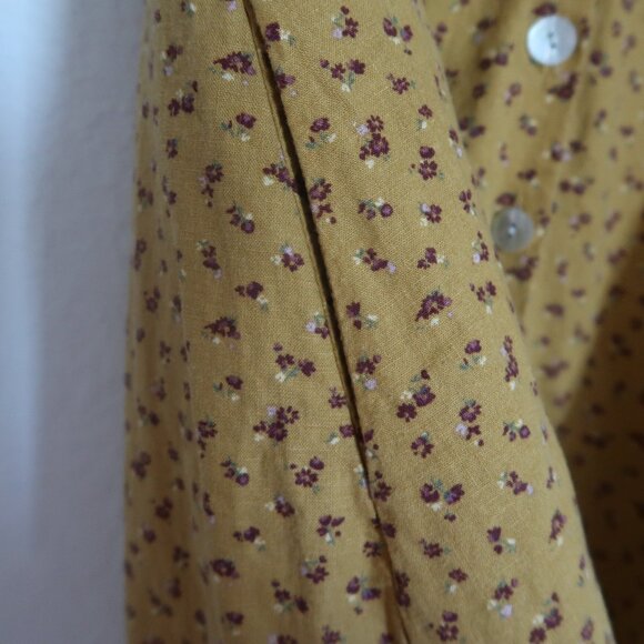 Madewell Ditsy Floral Button-Front Dress with Pockets - Size 6 - - Picture 7 of 8